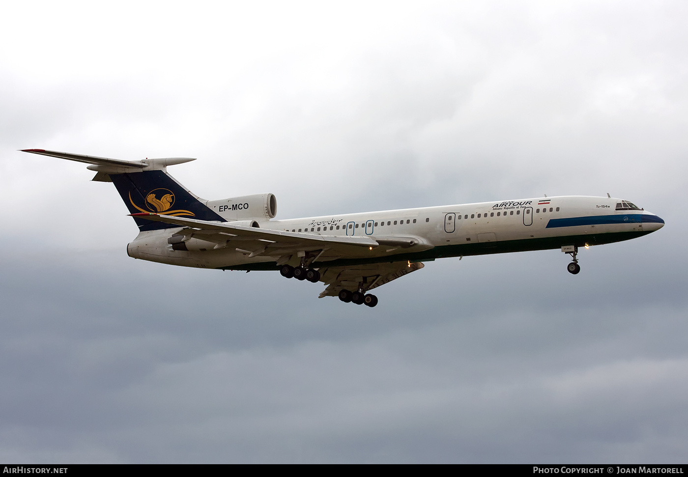 Aircraft Photo of EP-MCO | Tupolev Tu-154M | Iran AirTour Airlines | AirHistory.net #218964