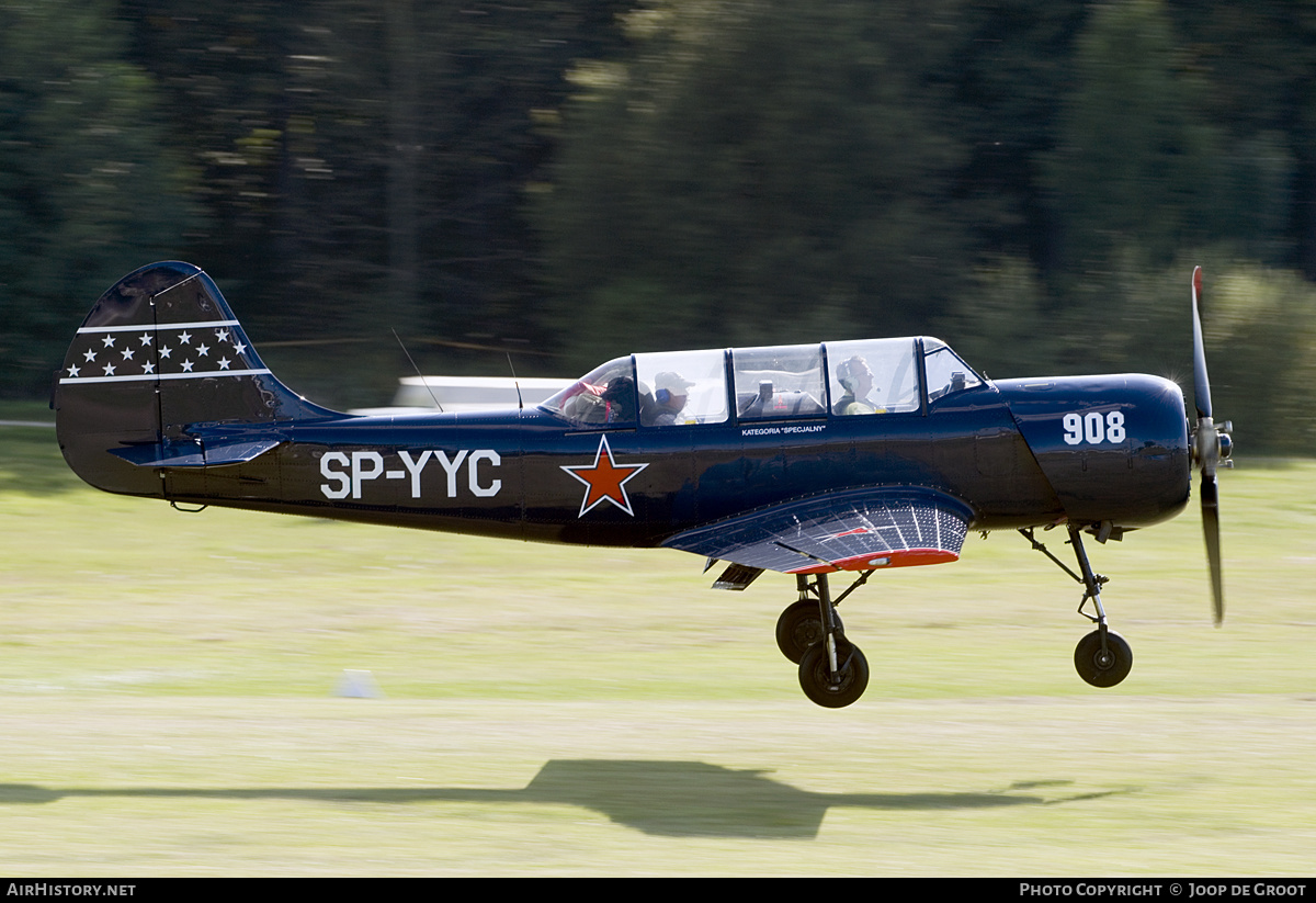 Aircraft Photo of SP-YYC | Yakovlev Yak-52 | Soviet Union - Air Force | AirHistory.net #218968