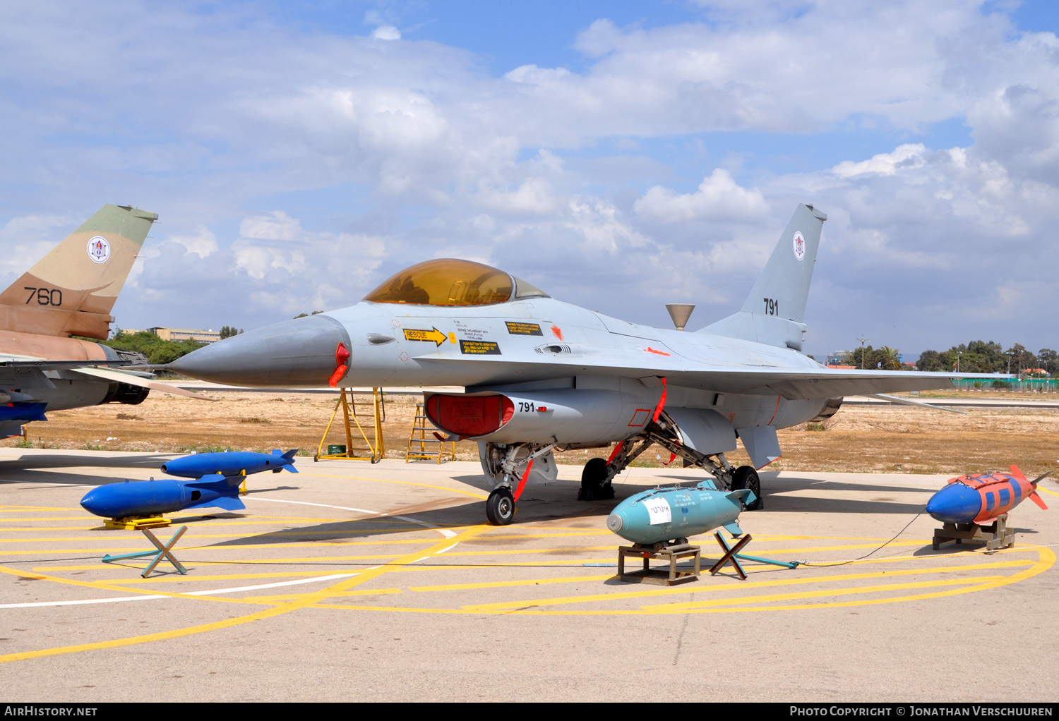 Aircraft Photo of 791 | General Dynamics F-16A Netz | Israel - Air Force | AirHistory.net #218977