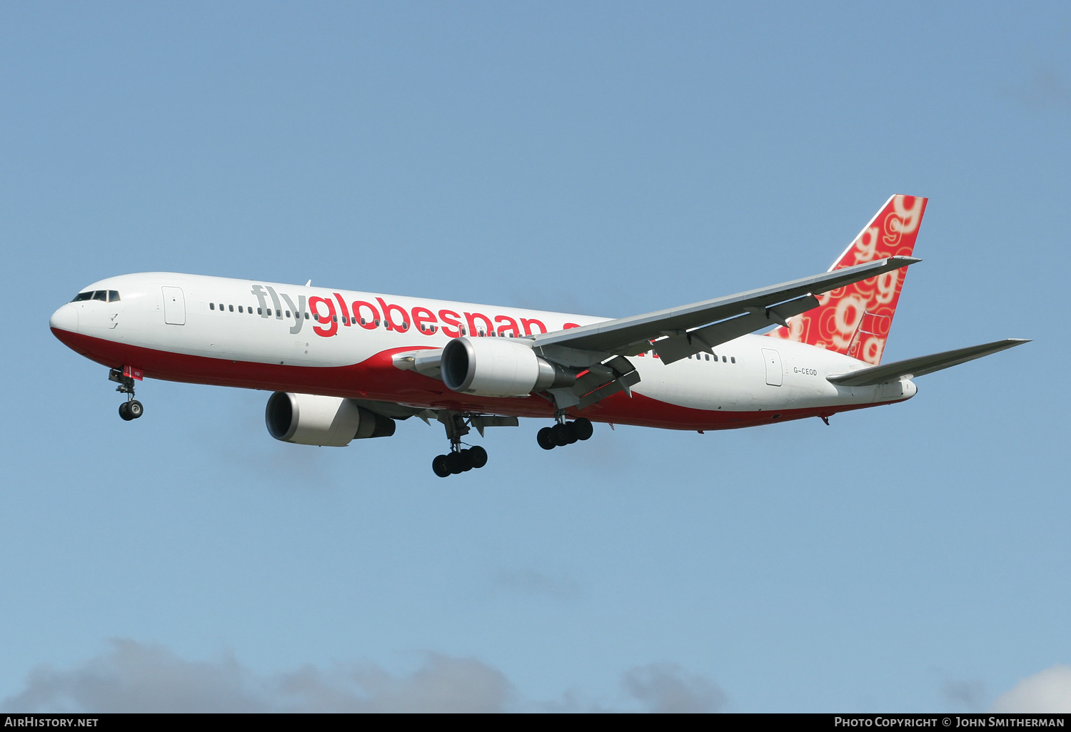 Aircraft Photo of G-CEOD | Boeing 767-319/ER | Flyglobespan | AirHistory.net #218983