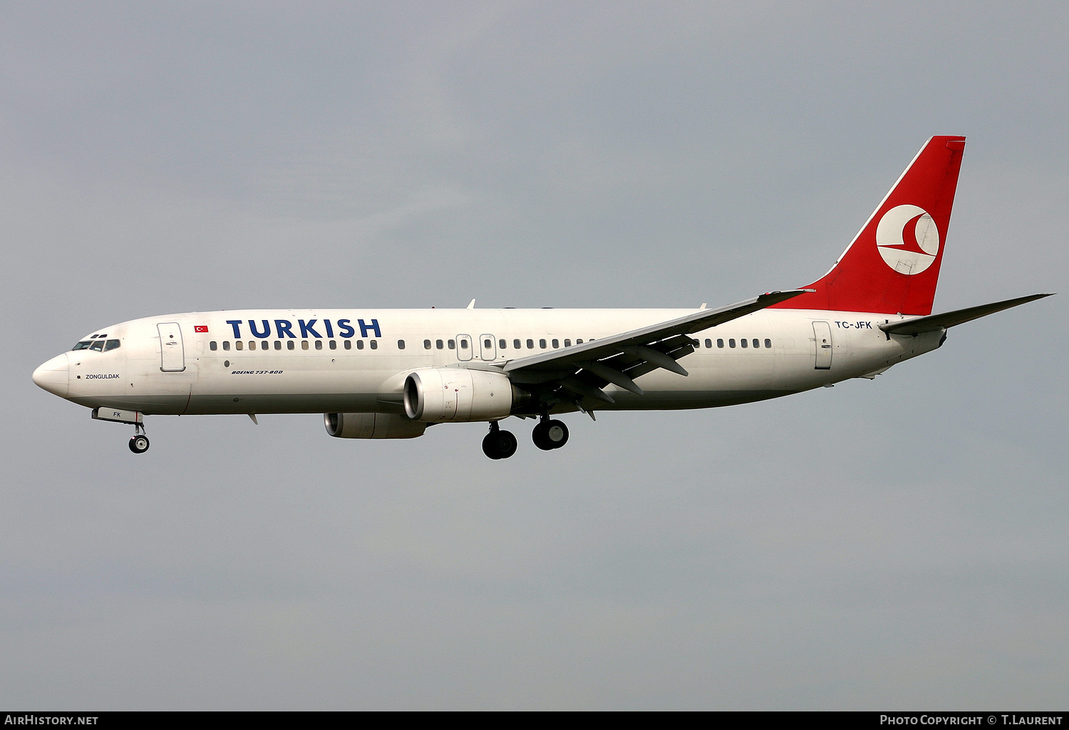 Aircraft Photo of TC-JFK | Boeing 737-8F2 | Turkish Airlines | AirHistory.net #218992