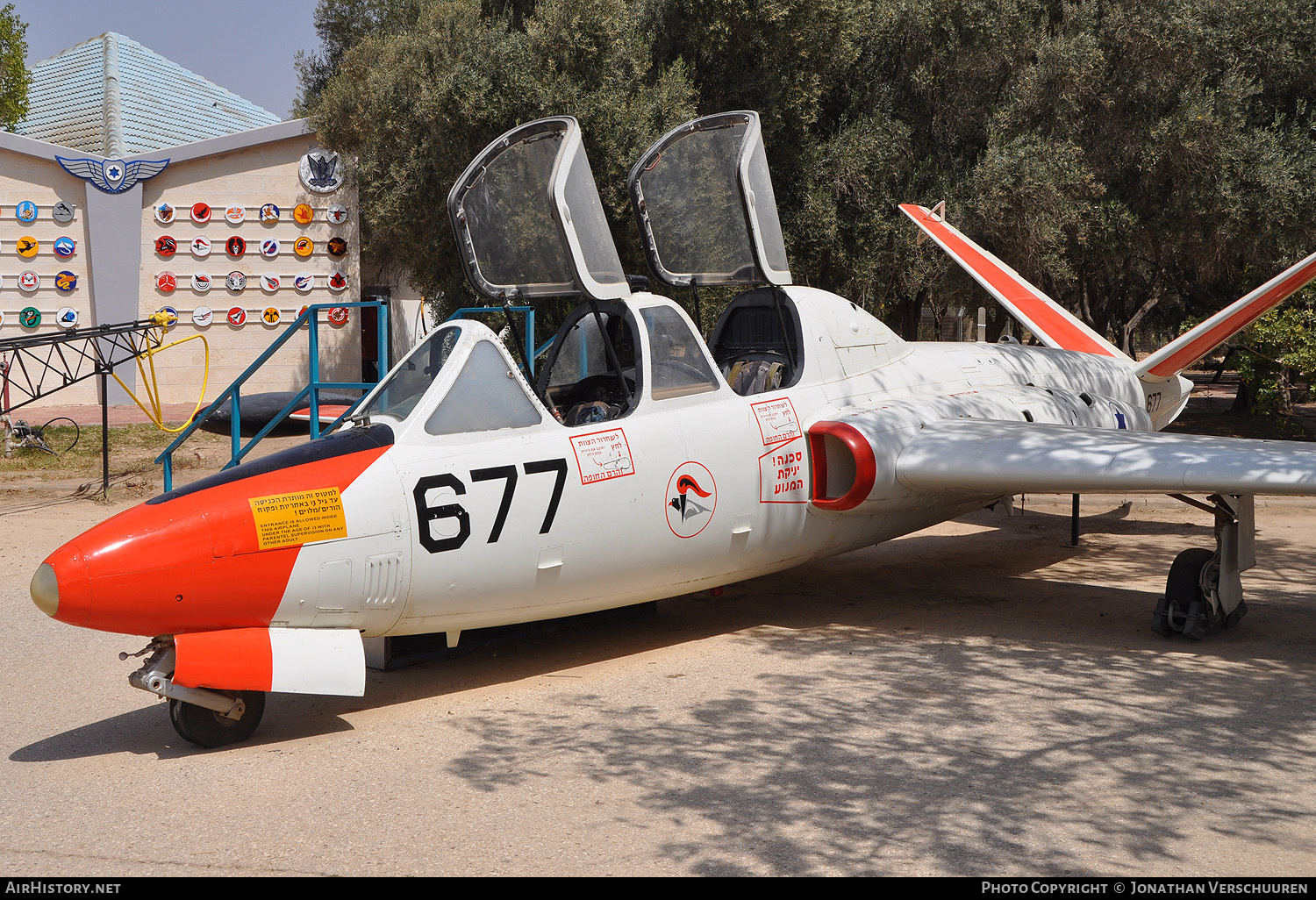 Aircraft Photo of 677 | Fouga CM-170R Tzukit | Israel - Air Force | AirHistory.net #218998
