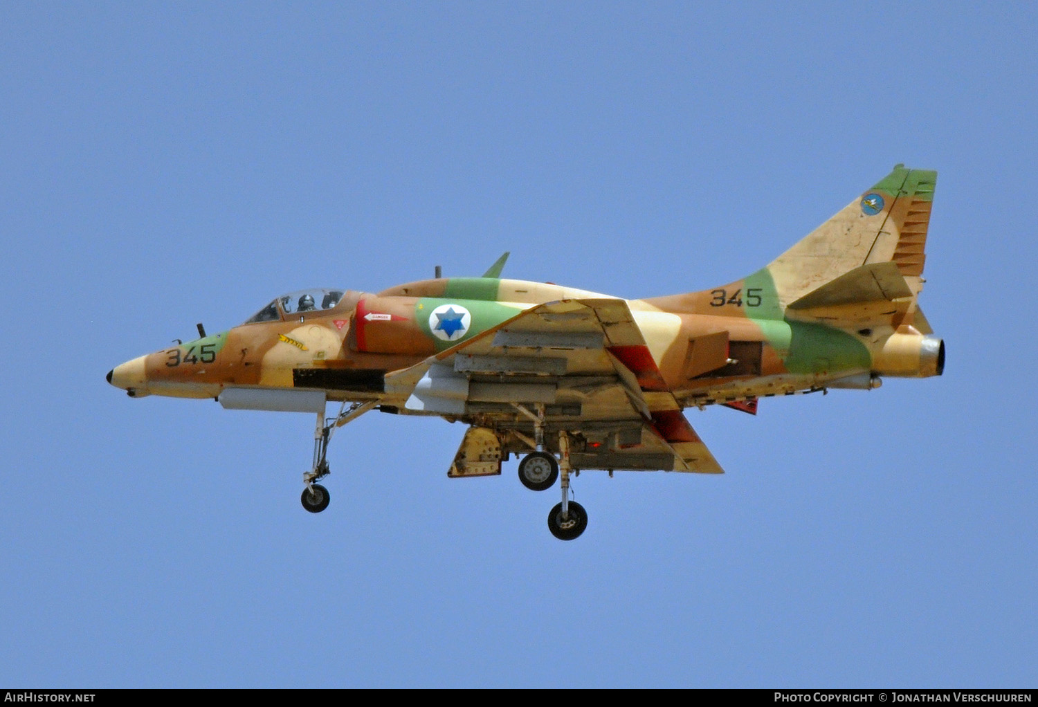 Aircraft Photo of 345 | McDonnell Douglas A-4N Skyhawk II (Aa-it) | Israel - Air Force | AirHistory.net #219007