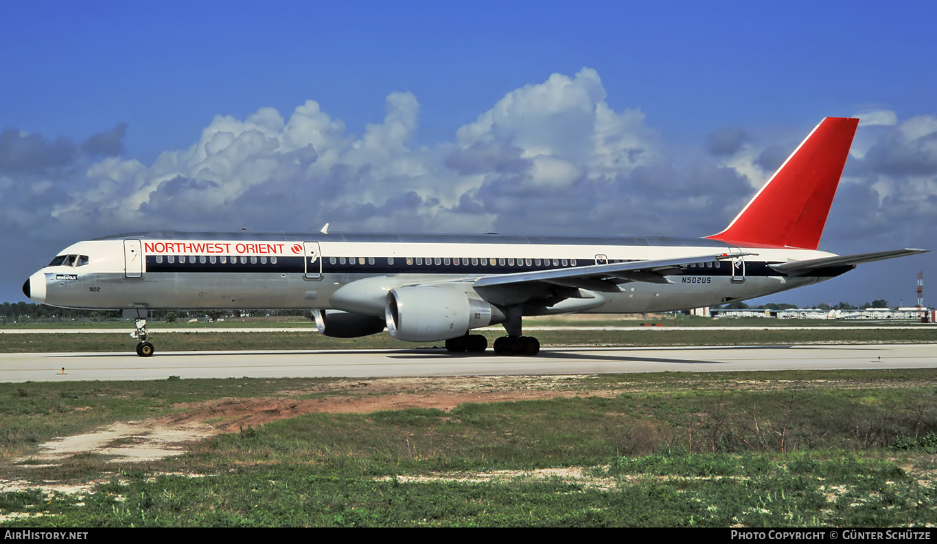 Aircraft Photo of N502US | Boeing 757-251 | Northwest Orient Airlines | AirHistory.net #219018