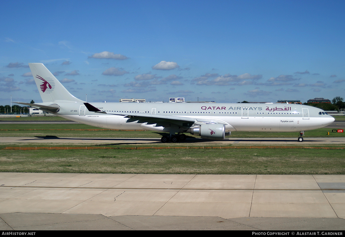 Aircraft Photo of A7-AEA | Airbus A330-302 | Qatar Airways | AirHistory.net #219022