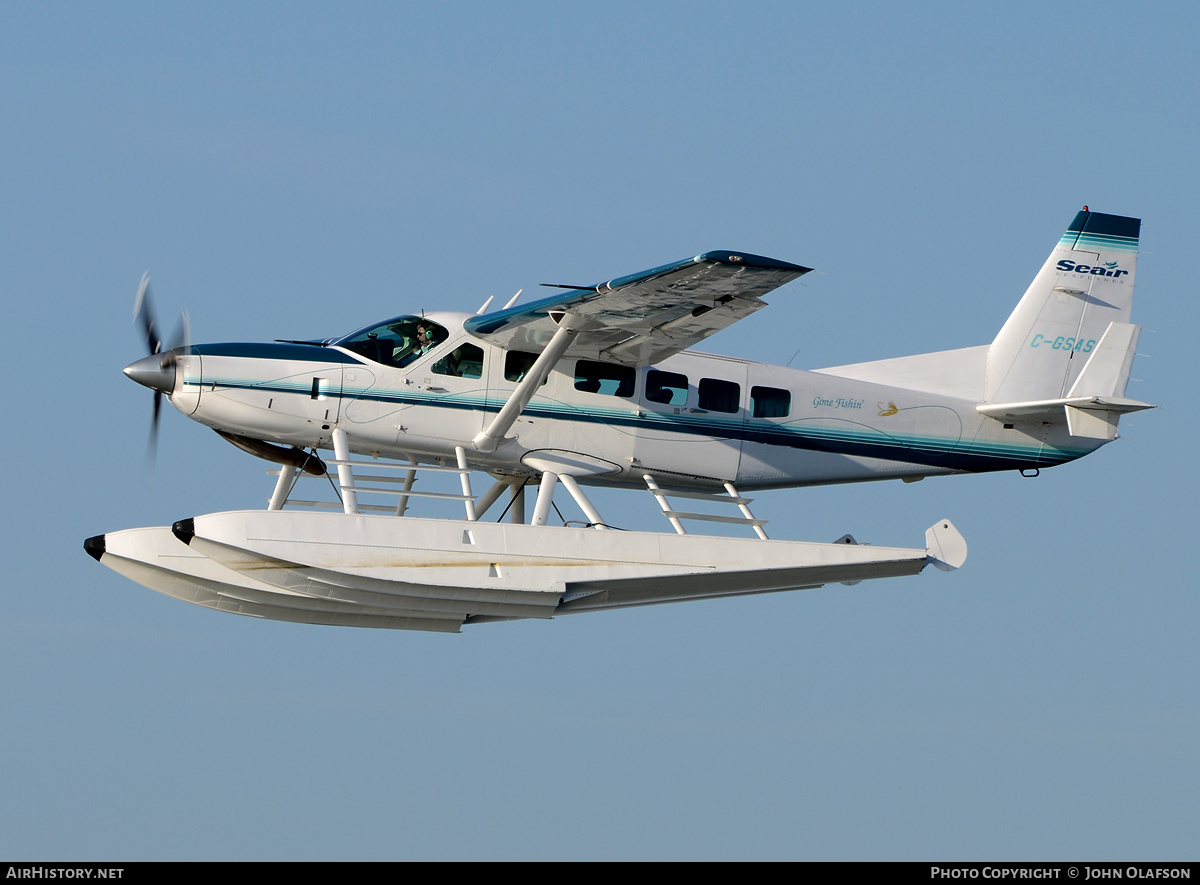 Aircraft Photo of C-GSAS | Cessna 208 Caravan I | Seair Seaplanes | AirHistory.net #219055
