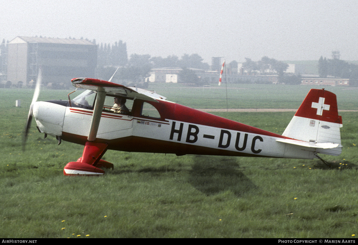 Aircraft Photo of HB-DUC | Luscombe 8F Silvaire | AirHistory.net #219072