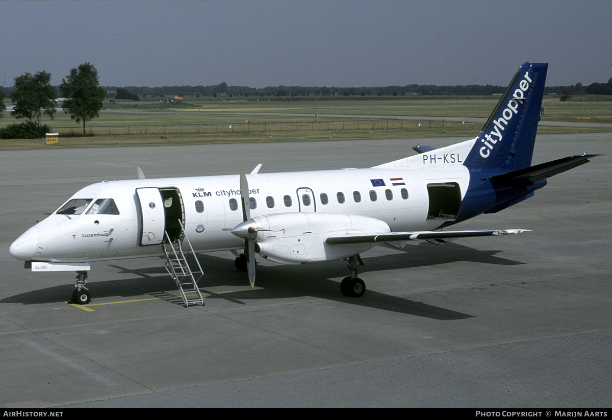 Aircraft Photo of PH-KSL | Saab 340B | KLM Cityhopper | AirHistory.net #219073