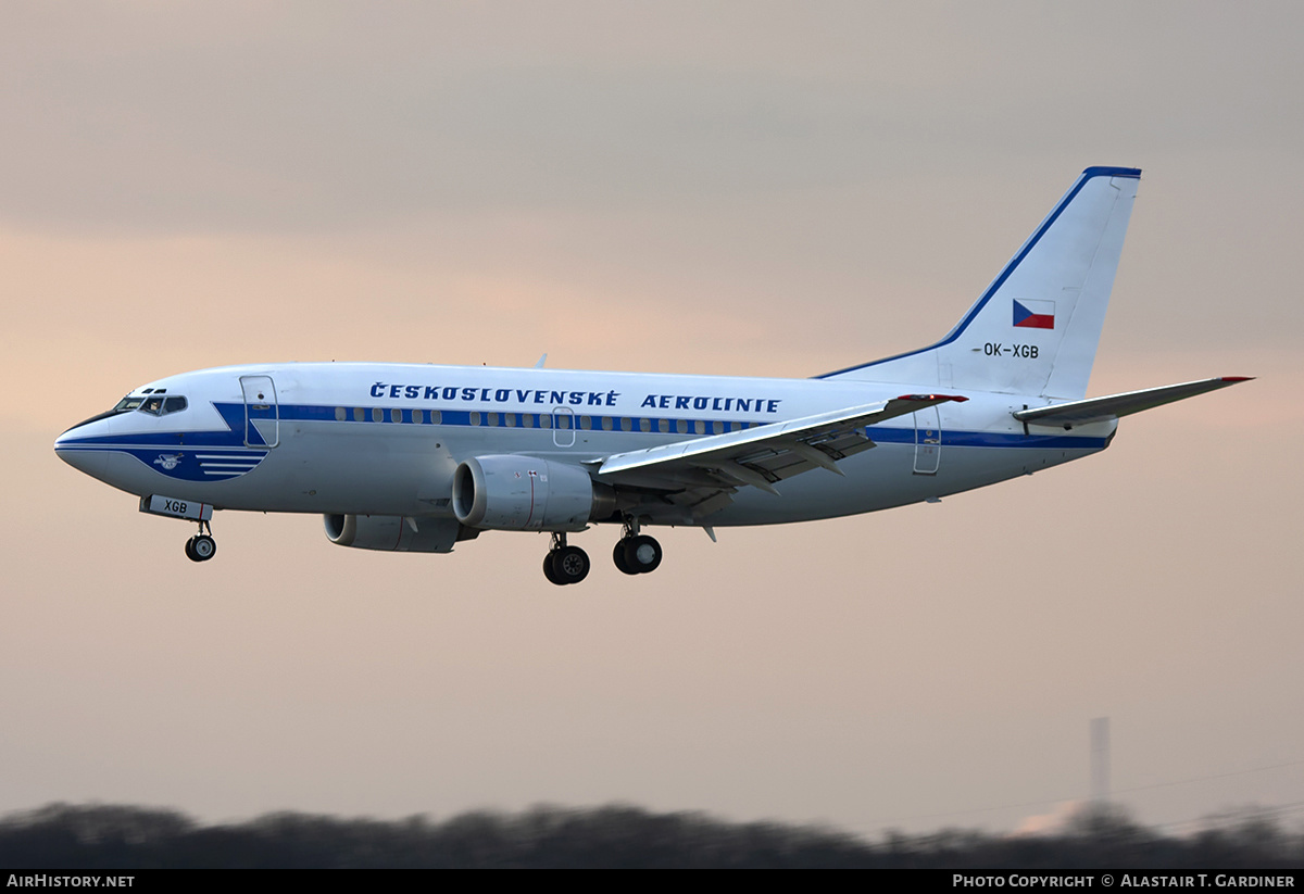 Aircraft Photo of OK-XGB | Boeing 737-55S | ČSA - Československé Aerolinie - Czechoslovak Airlines | AirHistory.net #219104