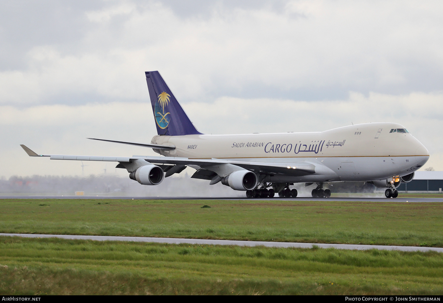 Aircraft Photo of N491EV | Boeing 747-412F/SCD | Saudi Arabian Airlines Cargo | AirHistory.net #219106