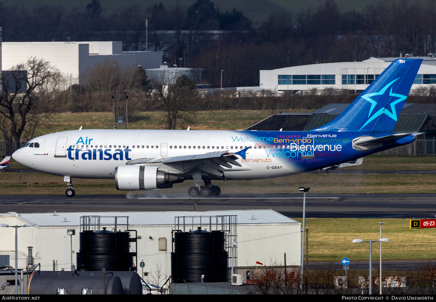 Aircraft Photo of C-GSAT | Airbus A310-308 | Air Transat | AirHistory.net #219109