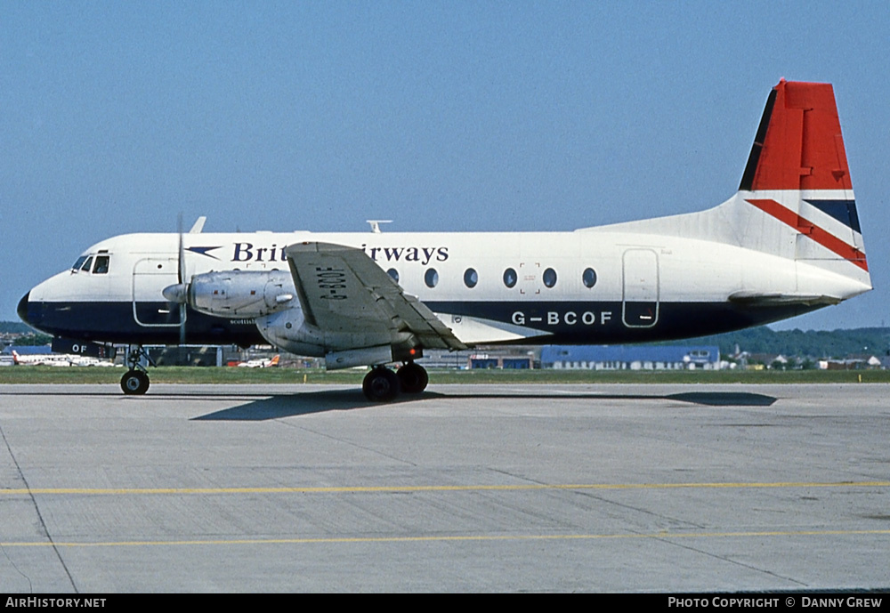 Aircraft Photo of G-BCOF | Hawker Siddeley HS-748 Srs2A/287 | British Airways | AirHistory.net #219115