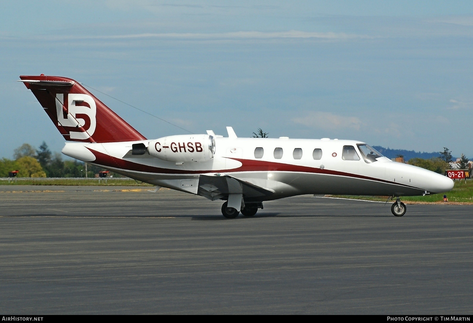 Aircraft Photo of C-GHSB | Cessna 525 CitationJet CJ1 | AirHistory.net #219123