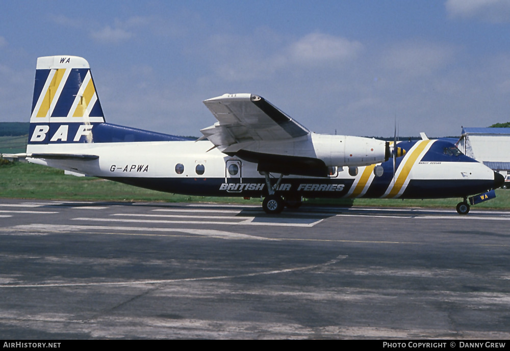 Aircraft Photo of G-APWA | Handley Page HPR-7 Herald 100 | British Air Ferries - BAF | AirHistory.net #219144