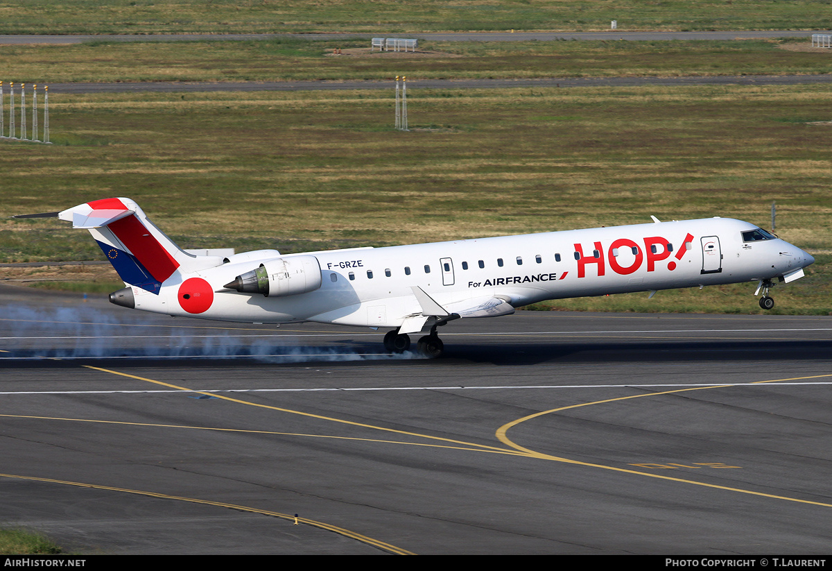 Aircraft Photo of F-GRZE | Bombardier CRJ-702 (CL-600-2C10) | Hop! | AirHistory.net #219148