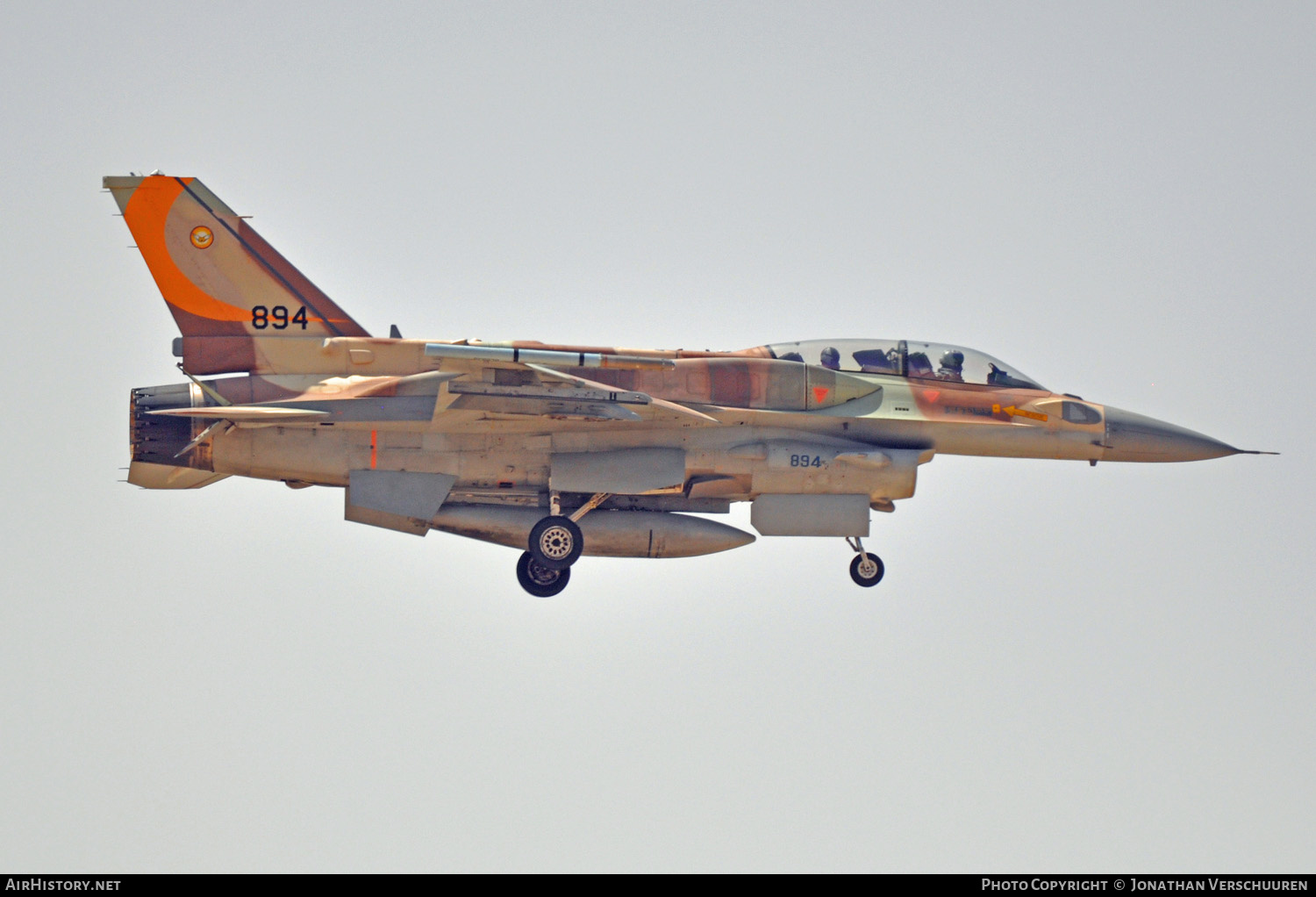 Aircraft Photo of 894 | Lockheed Martin F-16I Sufa | Israel - Air Force | AirHistory.net #219166