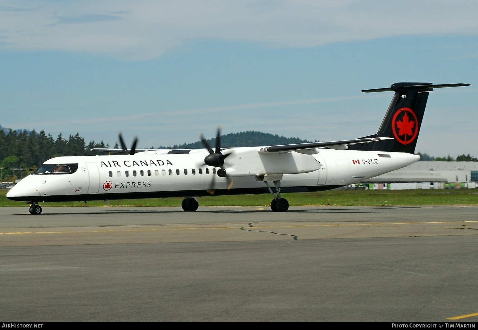 Aircraft Photo of C-GYJZ | Bombardier DHC-8-402 Dash 8 | Air Canada Express | AirHistory.net #219167