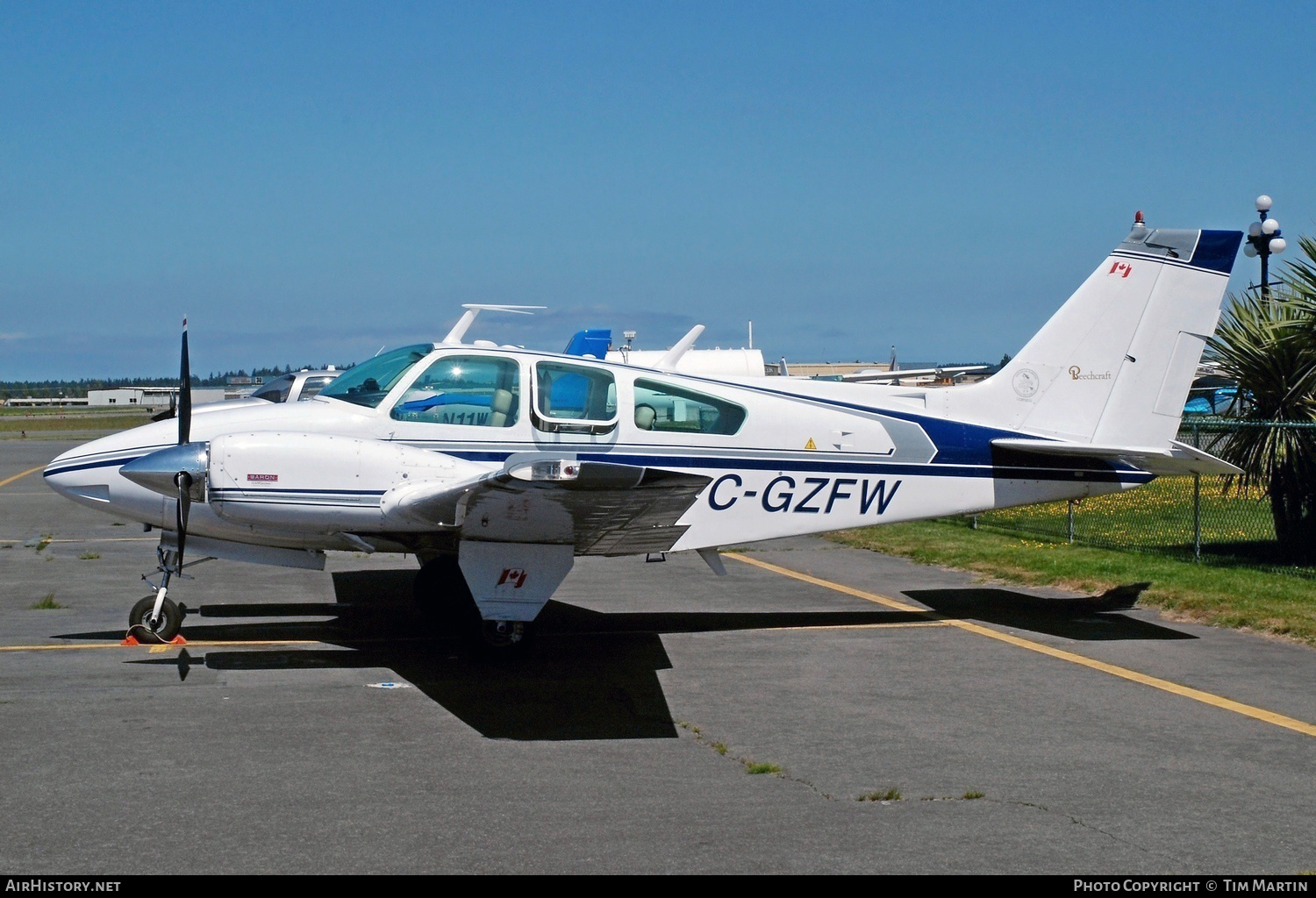 Aircraft Photo of C-GZFW | Beech A55 Baron (95-A55) | AirHistory.net #219177