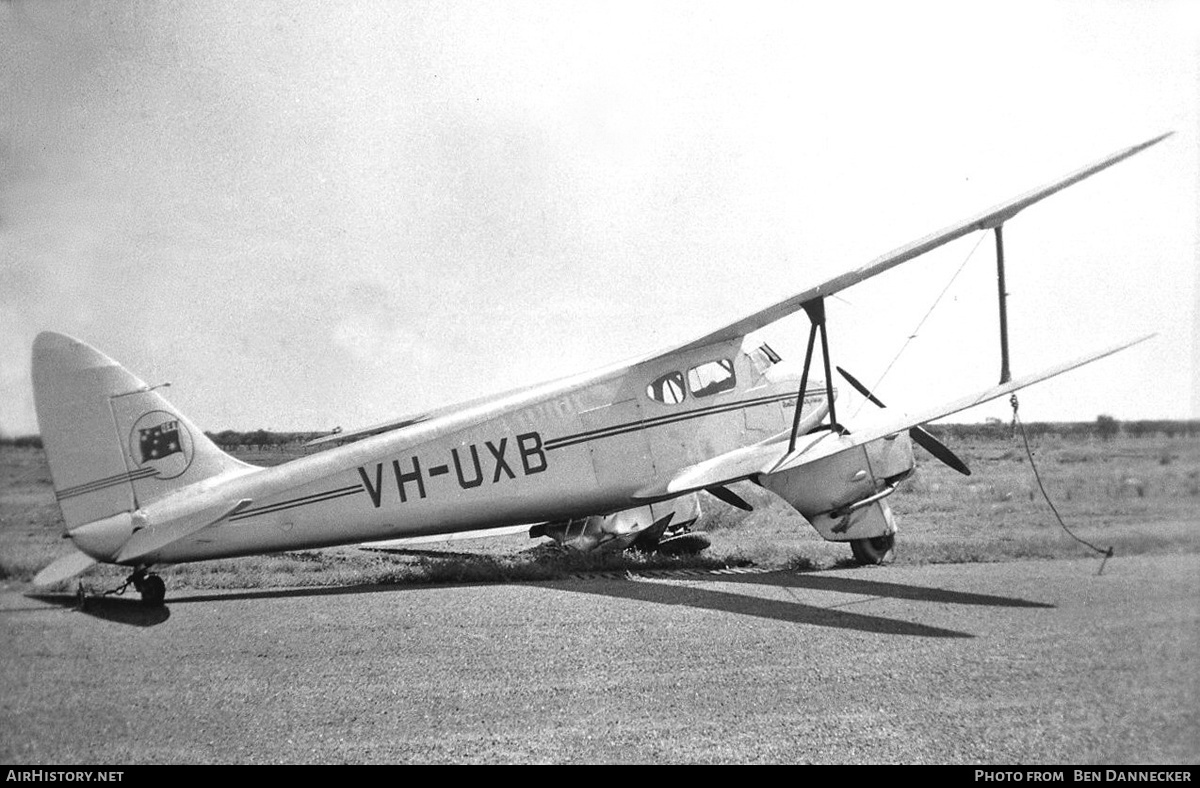 Aircraft Photo of VH-UXB | De Havilland D.H. 90 Dragonfly | Qantas Empire Airways - QEA | AirHistory.net #219194