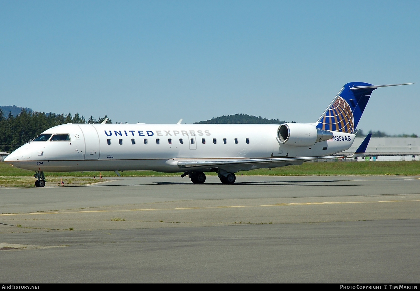 Aircraft Photo of N854AS | Bombardier CRJ-200ER (CL-600-2B19) | United Express | AirHistory.net #219198