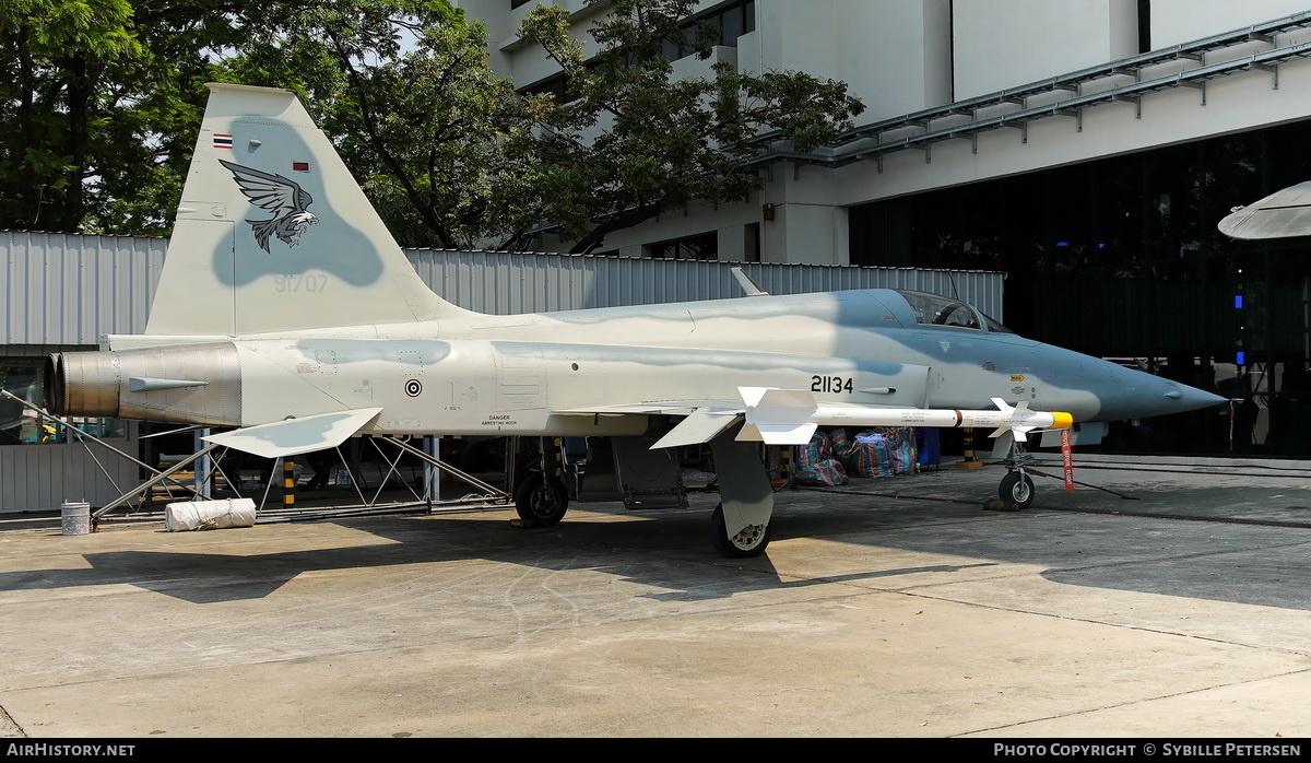 Aircraft Photo of KH18KH-34/24 / 21134 | Northrop F-5T Tiger II | Thailand - Air Force | AirHistory.net #219205