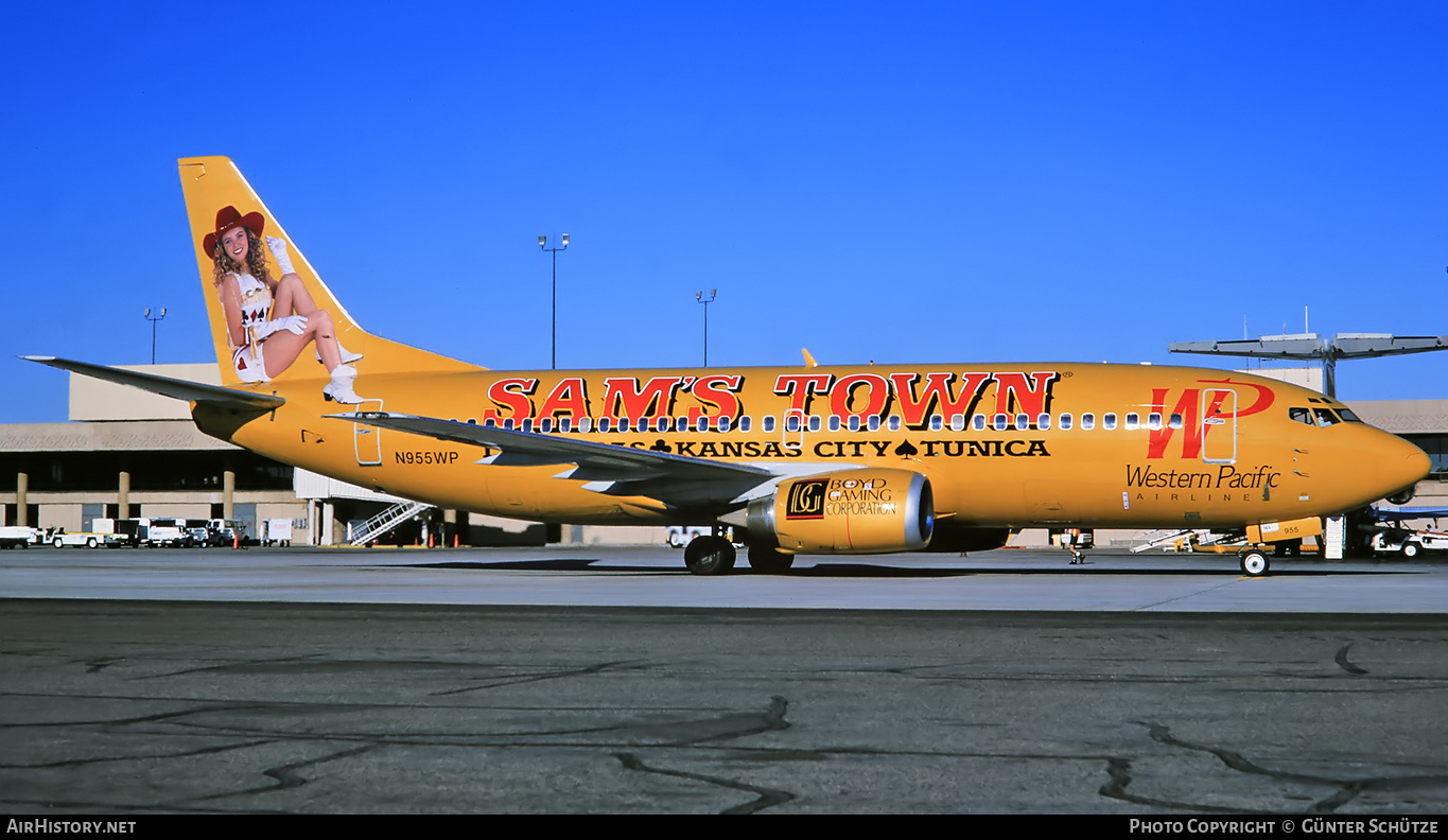 Aircraft Photo of N955WP | Boeing 737-3Y0 | Western Pacific Airlines | AirHistory.net #219246