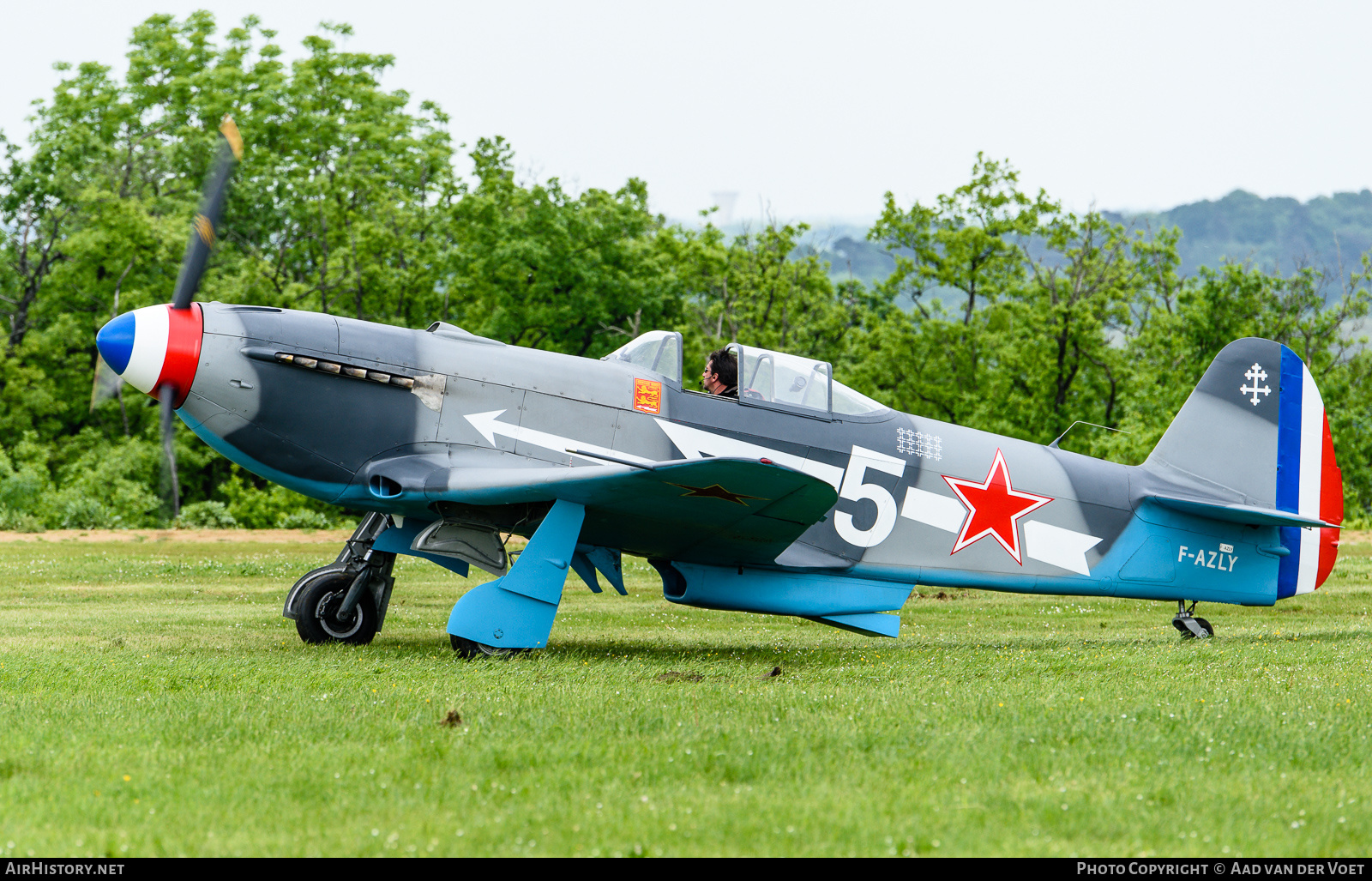 Aircraft Photo of F-AZLY / 5 white | Yakovlev Yak-3UA | Soviet Union - Air Force | AirHistory.net #219250