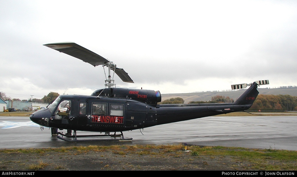 Aircraft Photo of C-GTWI | Bell 214B-1 Biglifter | Transwest Helicopters | AirHistory.net #219287