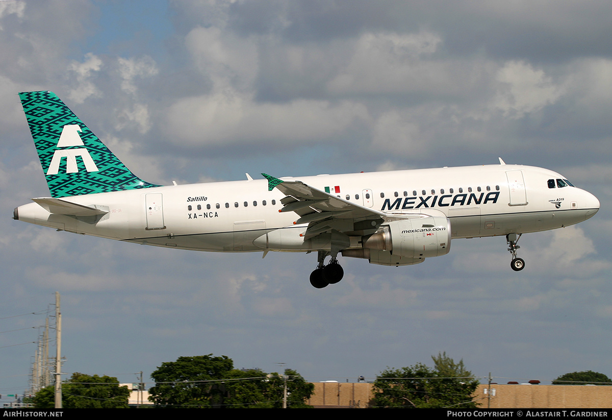 Aircraft Photo of XA-NCA | Airbus A319-112 | Mexicana | AirHistory.net #219295