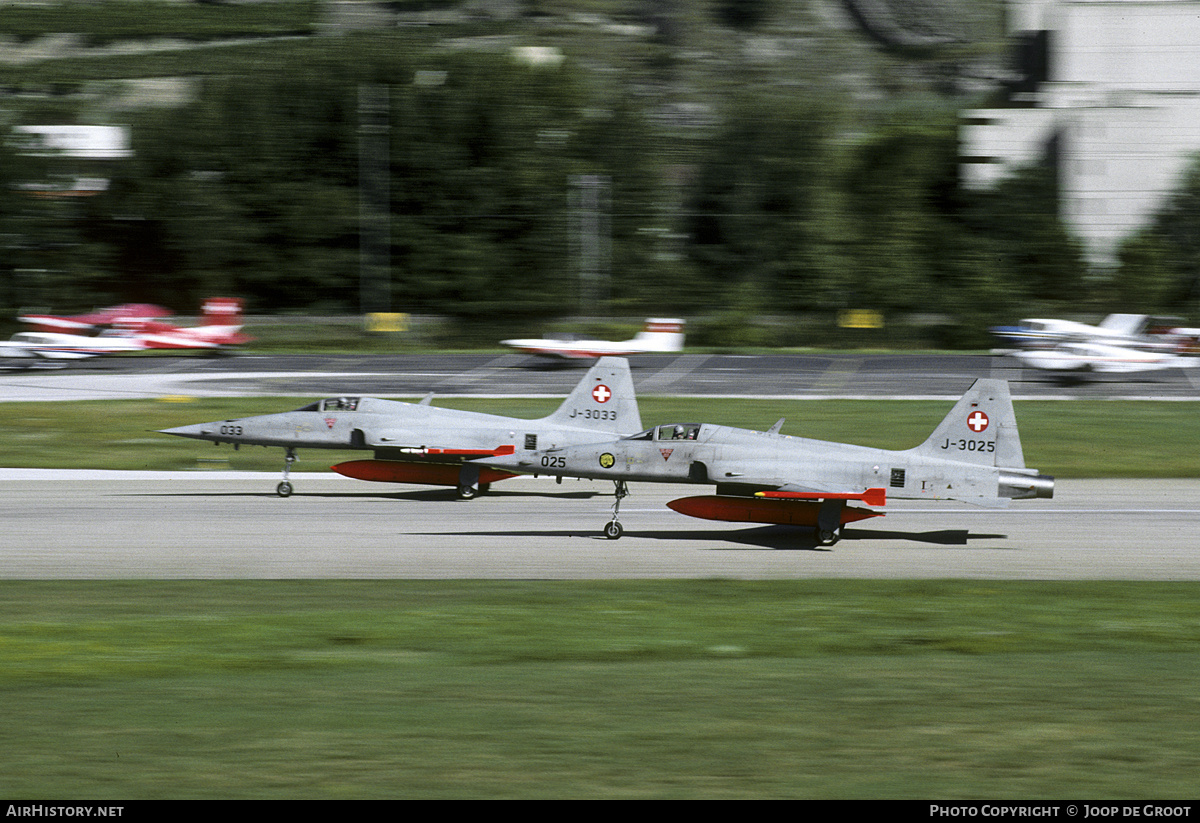 Aircraft Photo of J-3025 | Northrop F-5E Tiger II | Switzerland - Air Force | AirHistory.net #219315