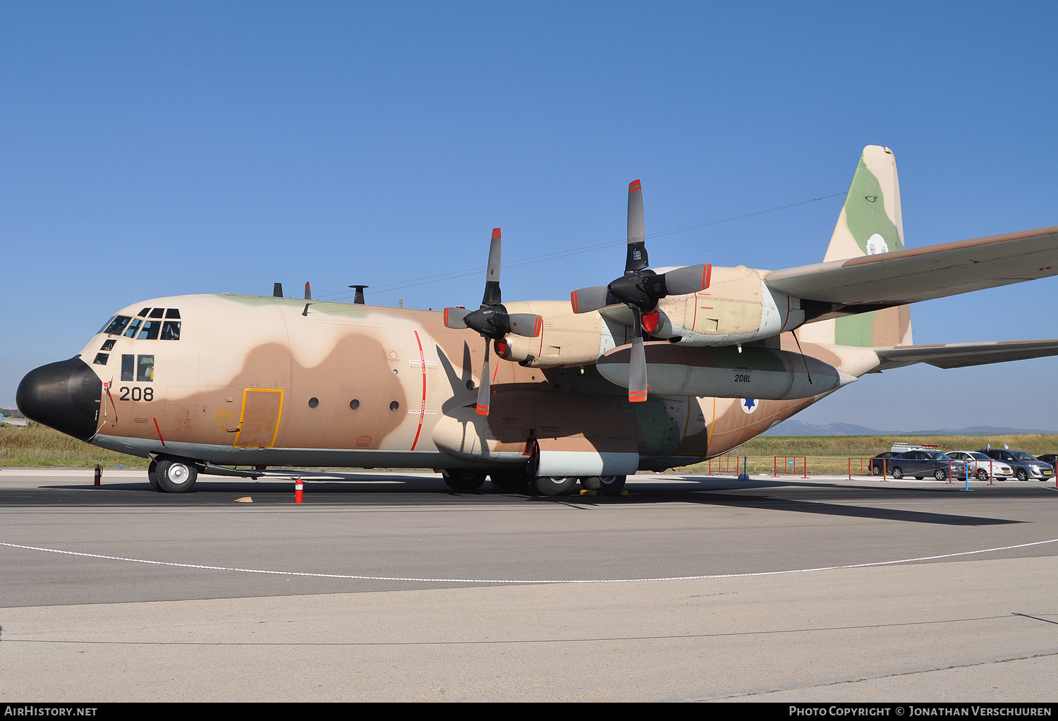 Aircraft Photo of 208 | Lockheed C-130H Hercules (L-382) (Karnaf) | Israel - Air Force | AirHistory.net #219333