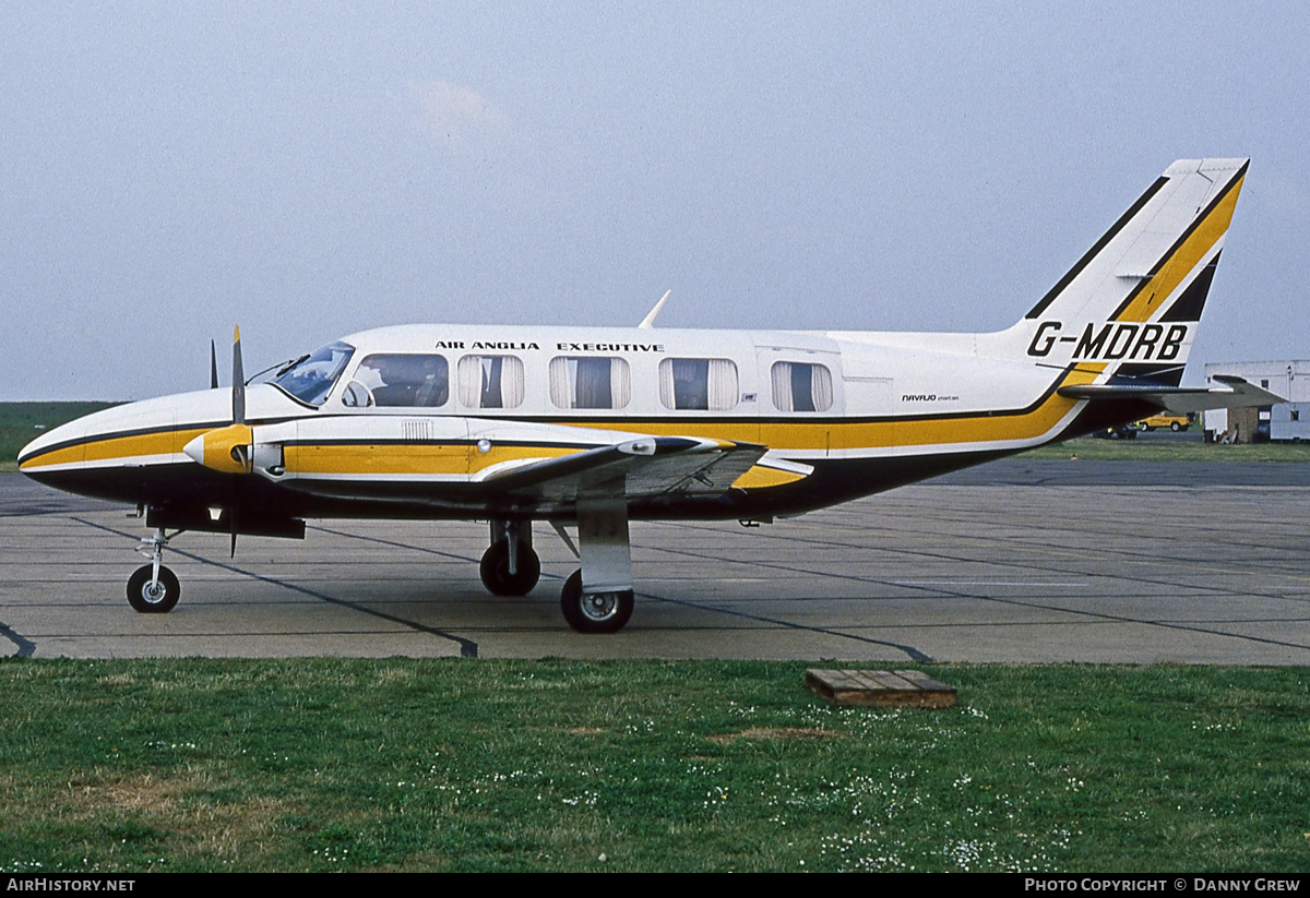 Aircraft Photo of G-MDRB | Piper PA-31-350 Navajo Chieftain | Air Anglia Executive | AirHistory.net #219368