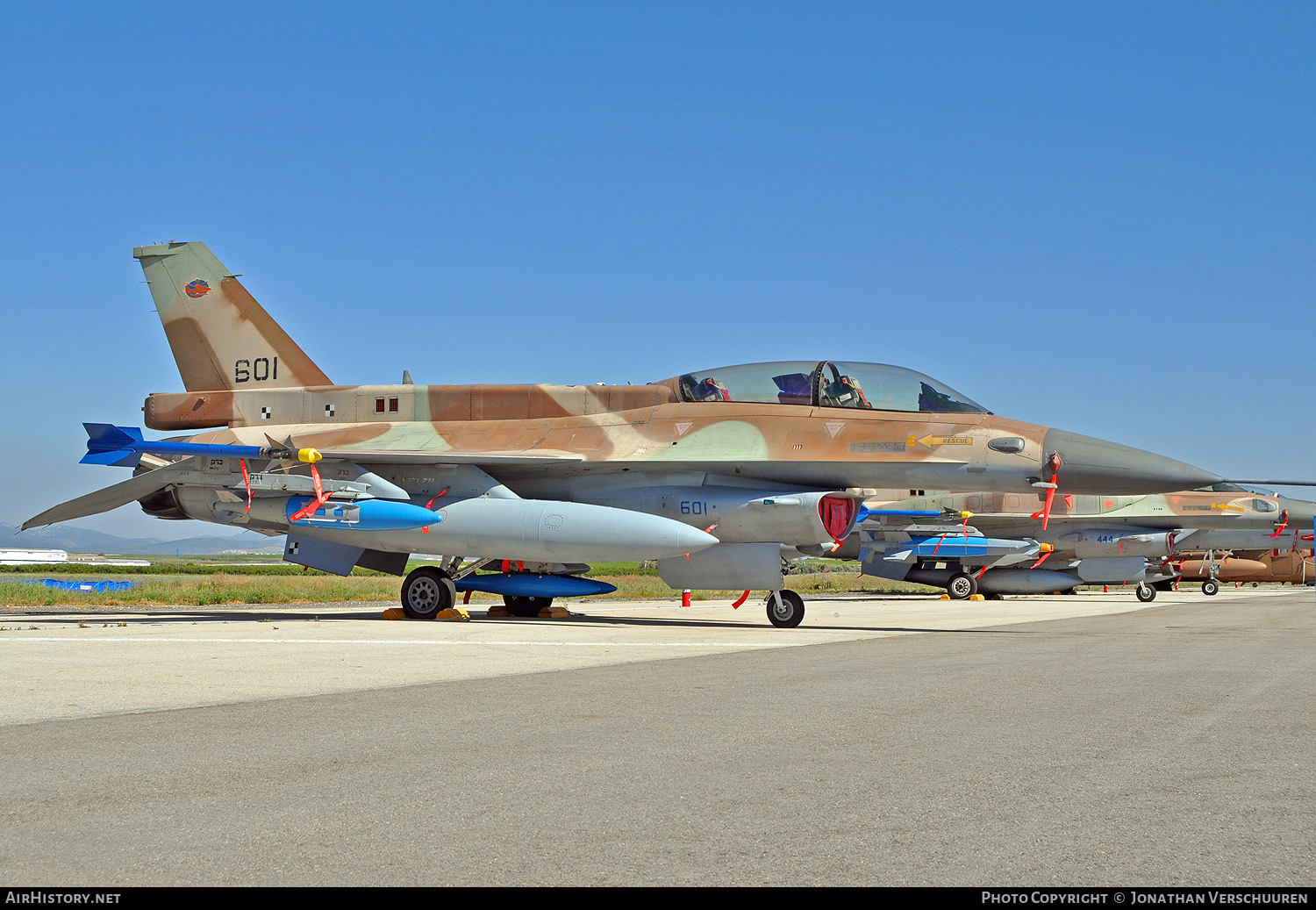 Aircraft Photo of 601 | General Dynamics F-16D Barak | Israel - Air Force | AirHistory.net #219404