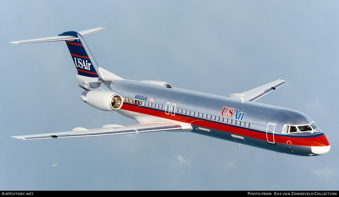 Aircraft Photo of N853US | Fokker 100 (F28-0100) | USAir | AirHistory.net #219407