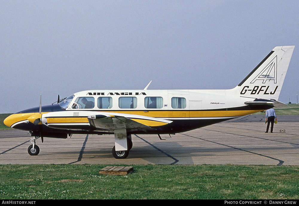 Aircraft Photo of G-BFLJ | Piper PA-31-350 Navajo Chieftain | Air Anglia | AirHistory.net #219411