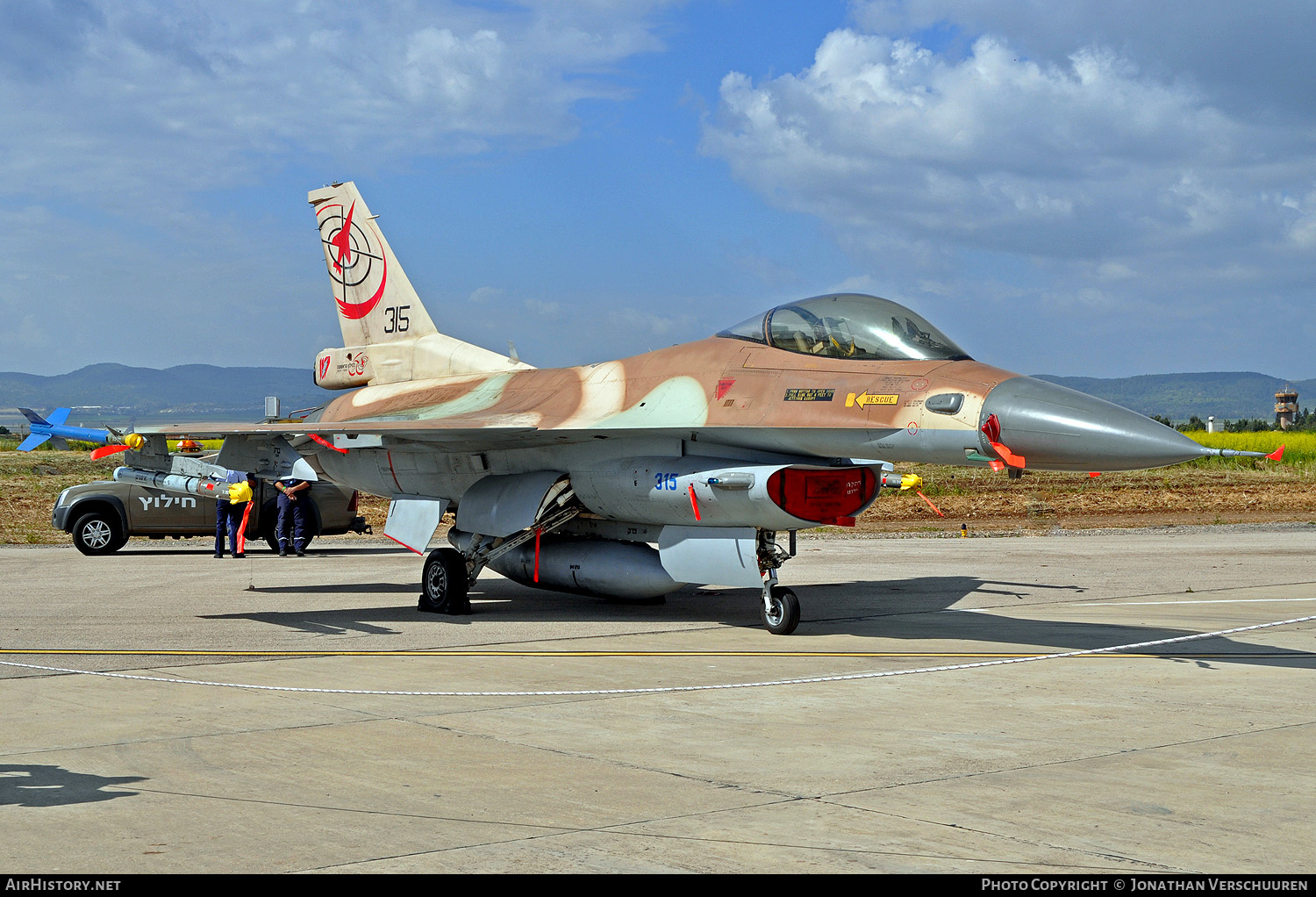 Aircraft Photo of 315 | General Dynamics F-16C Barak | Israel - Air Force | AirHistory.net #219414