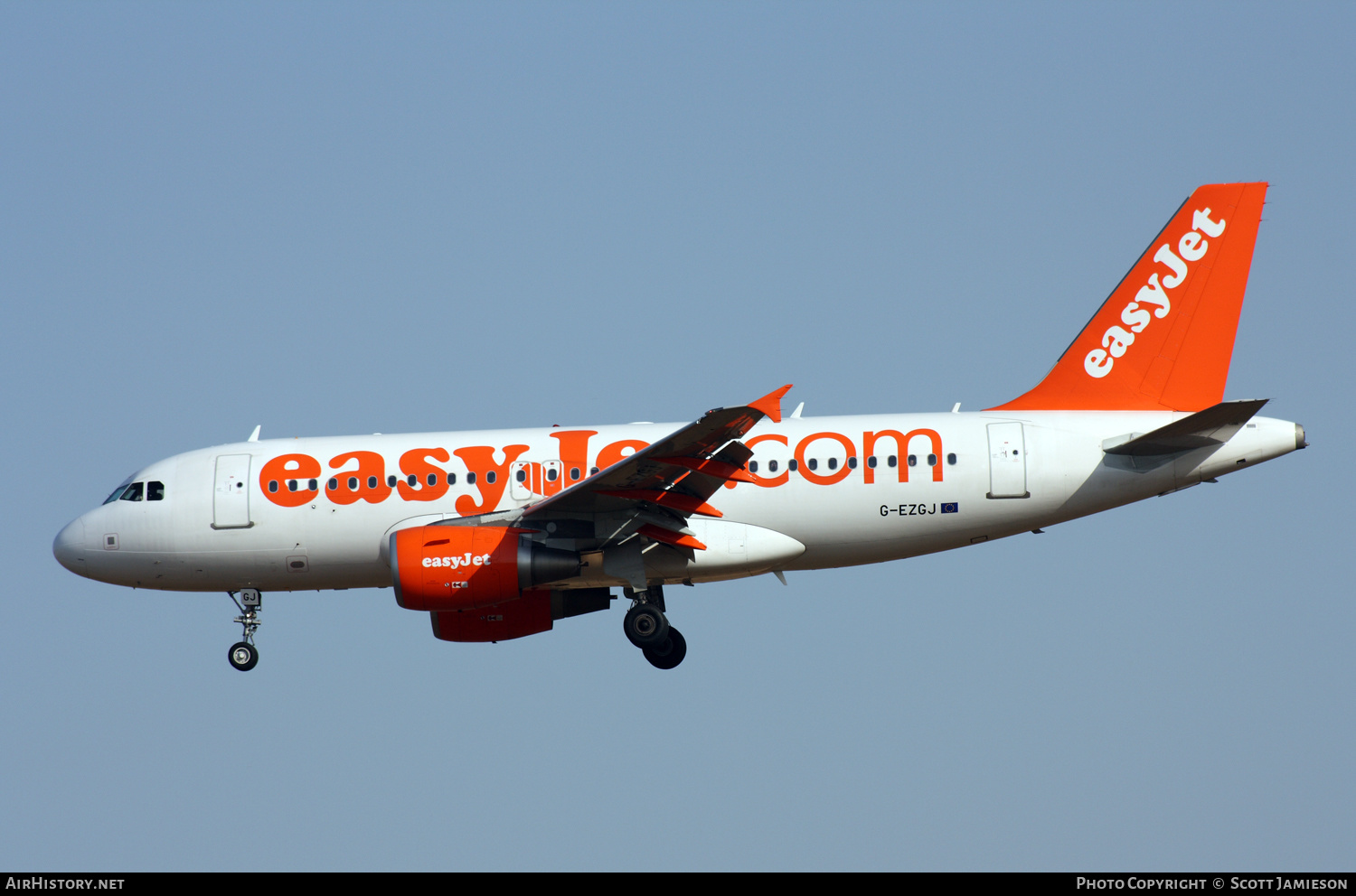 Aircraft Photo of G-EZGJ | Airbus A319-111 | EasyJet | AirHistory.net #219415