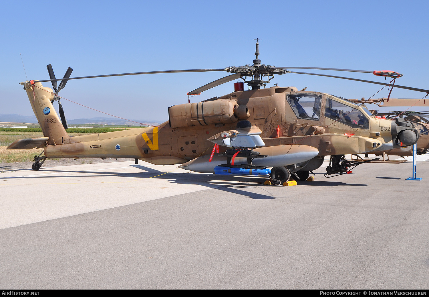 Aircraft Photo of 832 | McDonnell Douglas AH-64A Peten | Israel - Air Force | AirHistory.net #219442