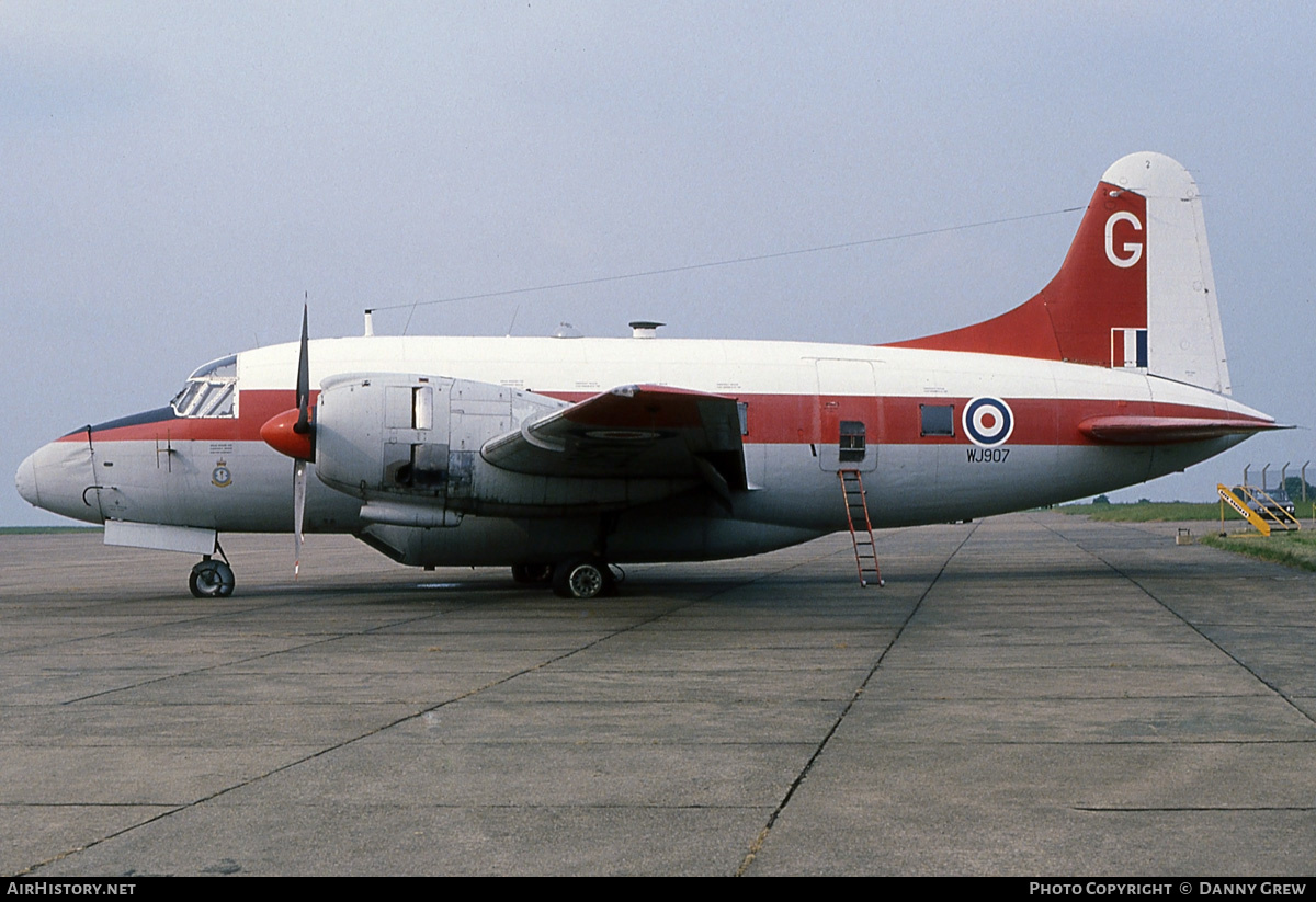 Aircraft Photo of WJ907 | Vickers 668 Varsity T.1 | UK - Air Force | AirHistory.net #219446