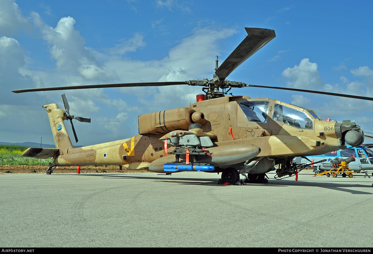 Aircraft Photo of 806 | McDonnell Douglas AH-64A Peten | Israel - Air Force | AirHistory.net #219451