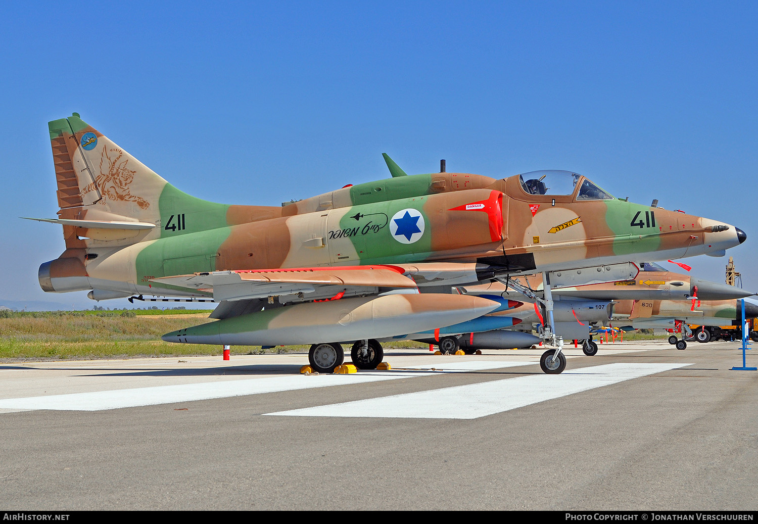 Aircraft Photo of 411 | McDonnell Douglas A-4N Skyhawk II (Aa-it) | Israel - Air Force | AirHistory.net #219453