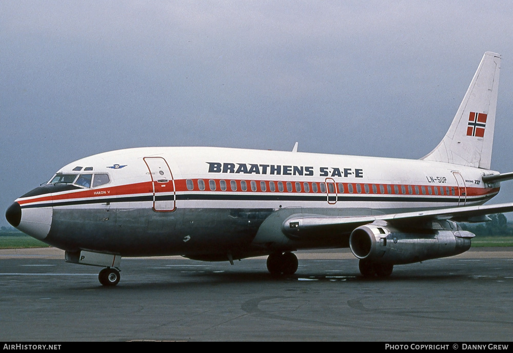 Aircraft Photo of LN-SUP | Boeing 737-205 | Braathens SAFE | AirHistory.net #219469