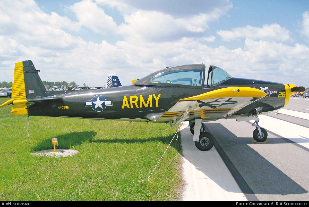 Aircraft Photo of N4026K | Ryan Navion | USA - Army | AirHistory.net #219497