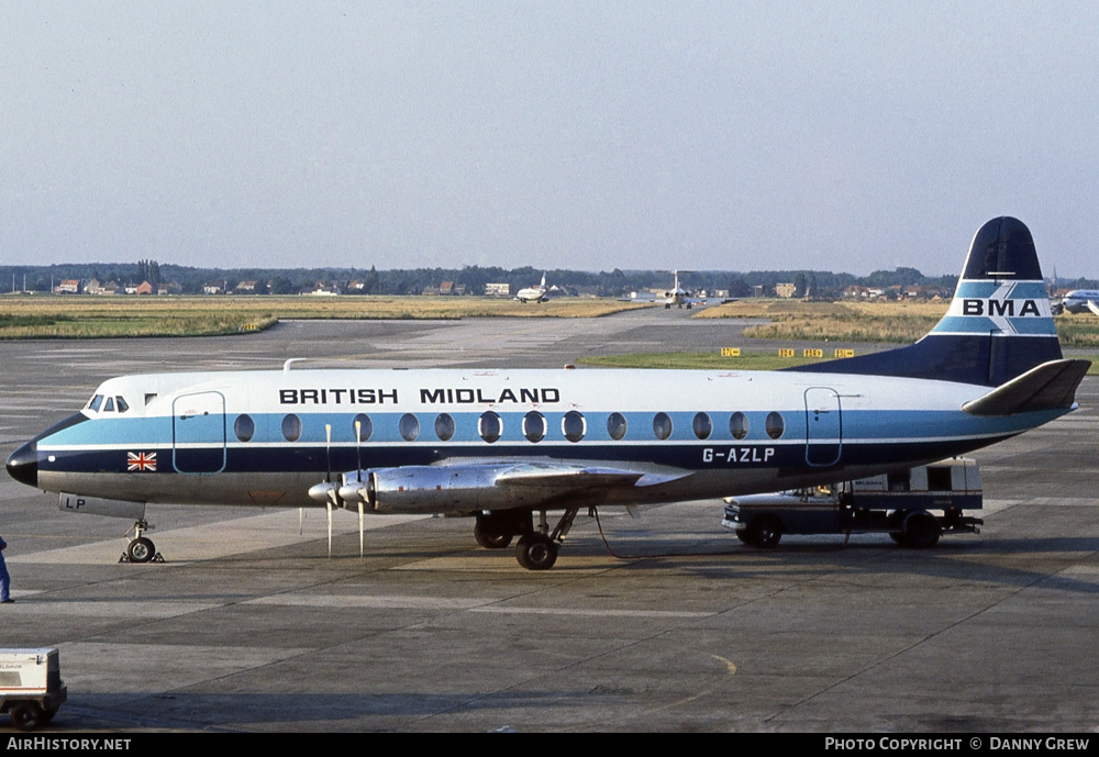 Aircraft Photo of G-AZLP | Vickers 813 Viscount | British Midland Airways - BMA | AirHistory.net #219529