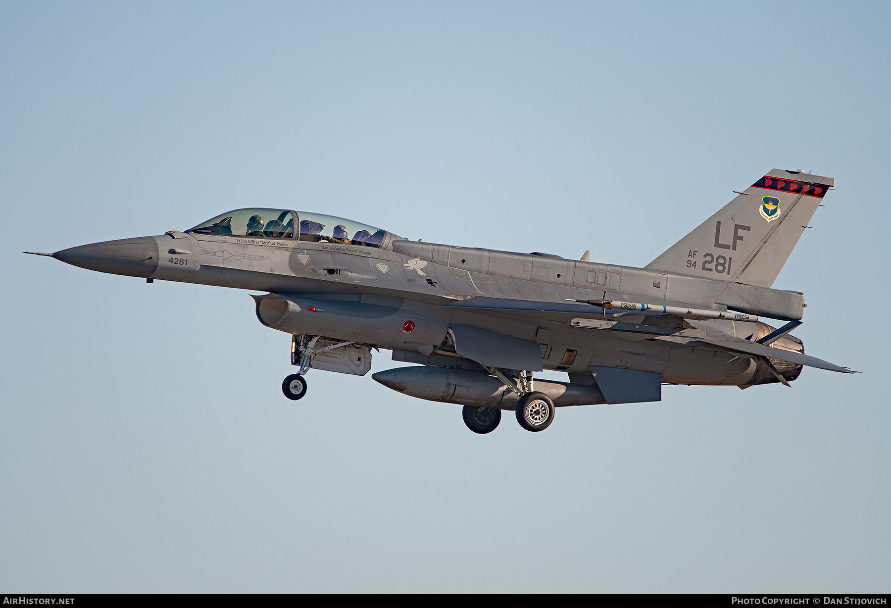 Aircraft Photo of 94-0281 / AF94281 | General Dynamics F-16D Fighting Falcon | Singapore - Air Force | AirHistory.net #219537