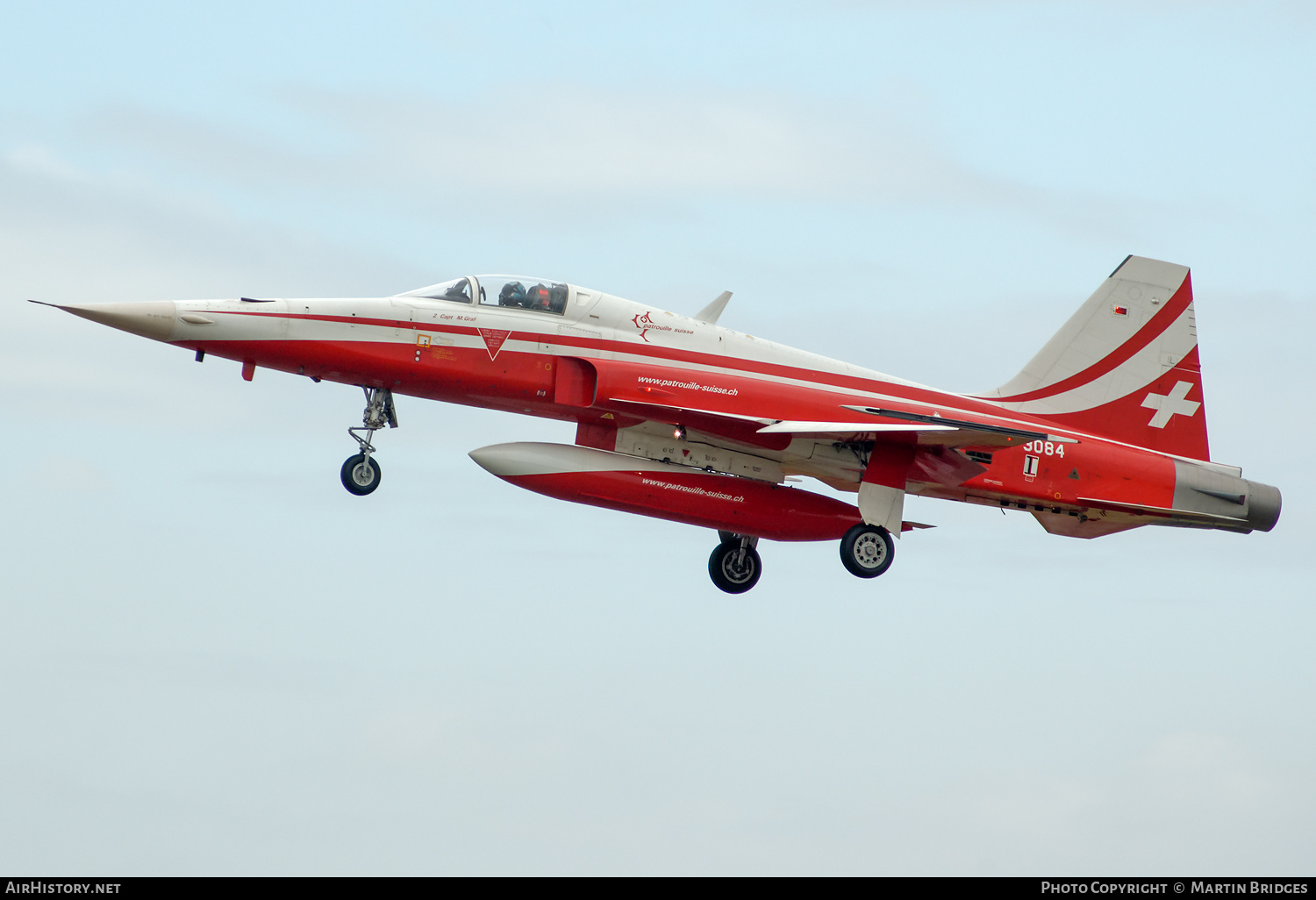 Aircraft Photo of J-3084 | Northrop F-5E Tiger II | Switzerland - Air Force | AirHistory.net #219541