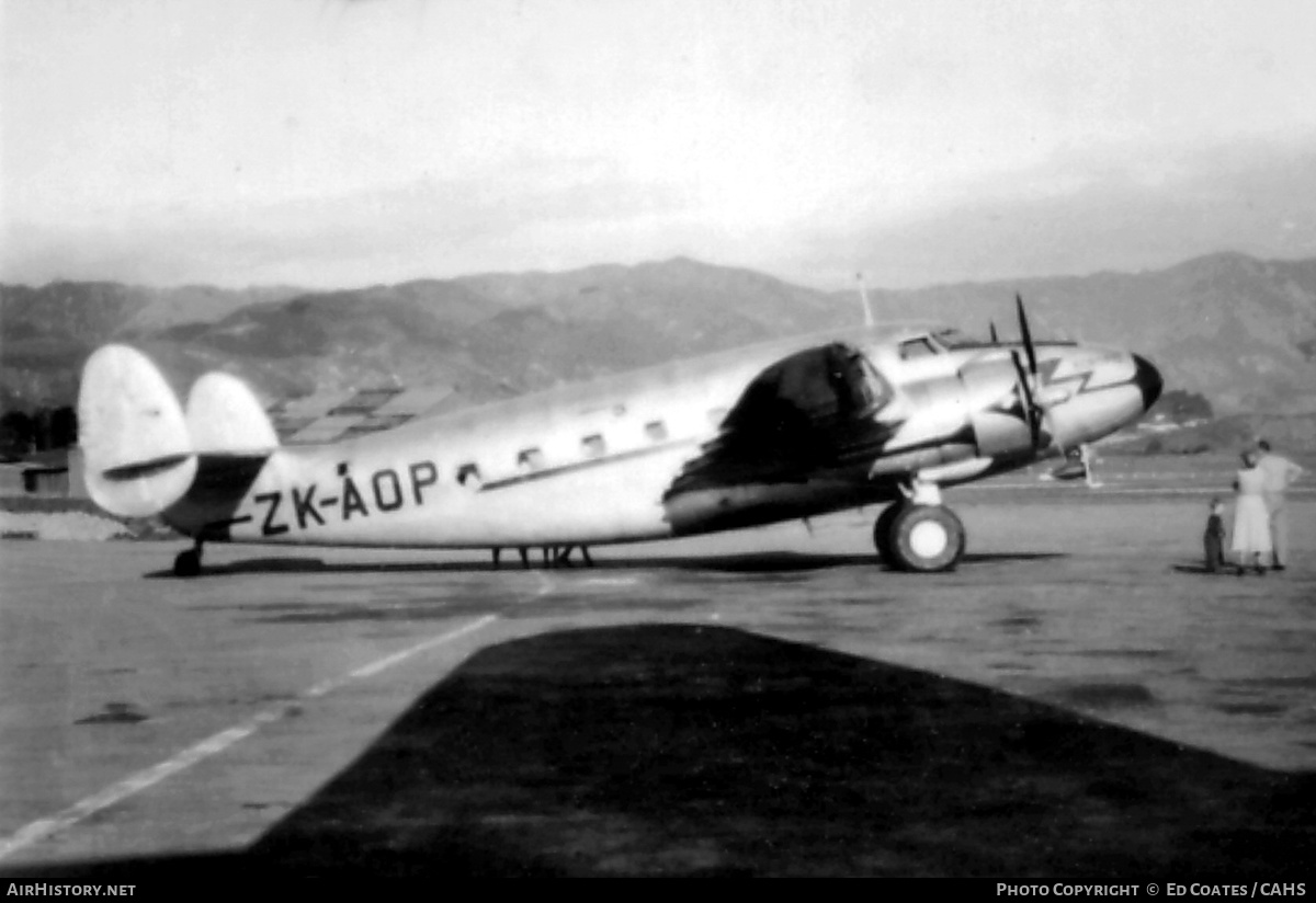 Aircraft Photo of ZK-AOP | Lockheed 18-56 Lodestar | New Zealand National Airways Corporation - NAC | AirHistory.net #219553