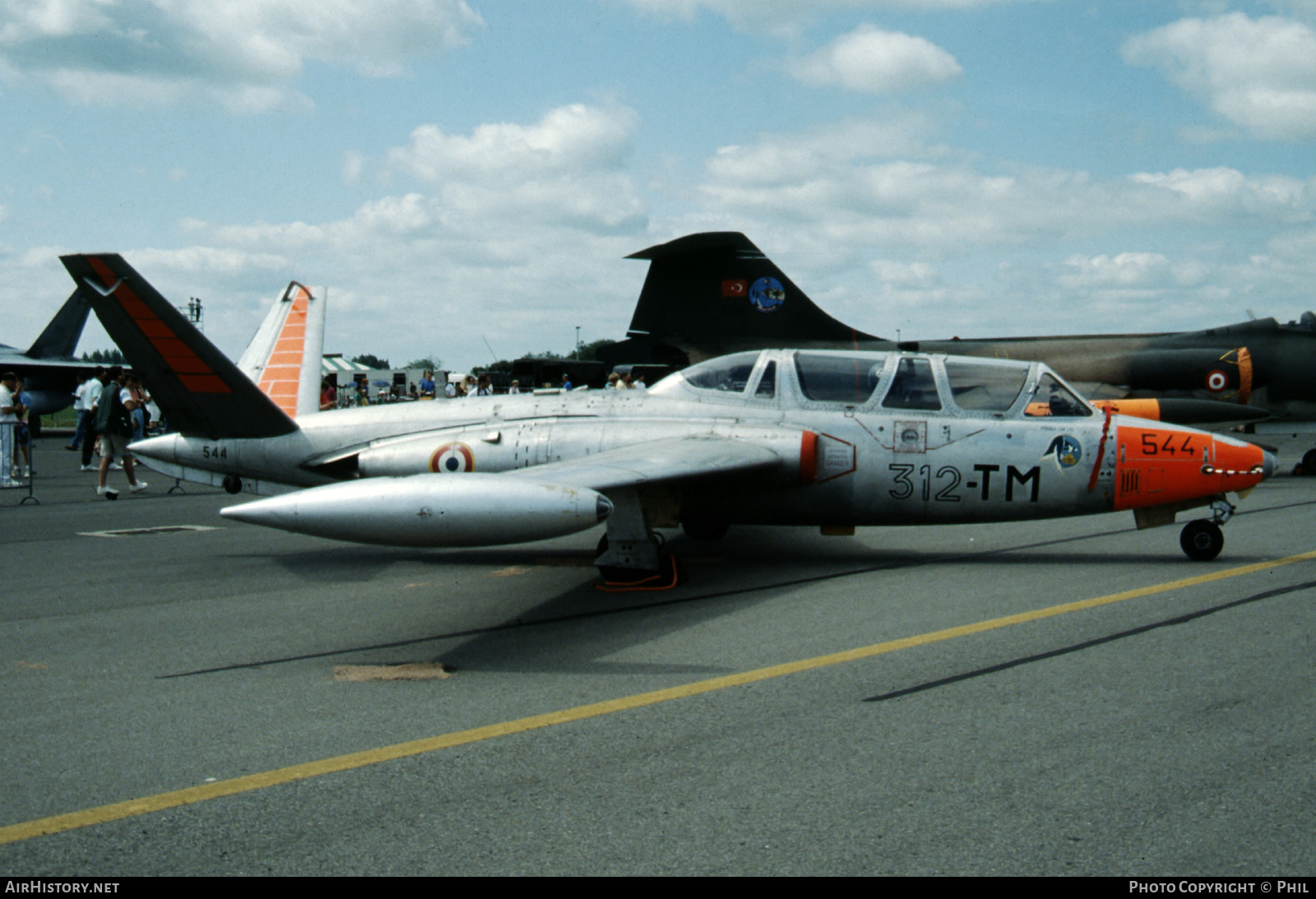 Aircraft Photo of 544 | Fouga CM-170 Magister | France - Air Force | AirHistory.net #219605