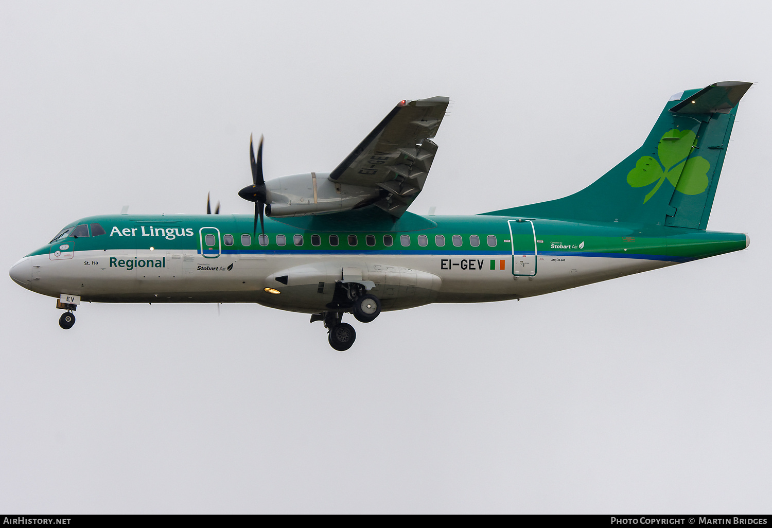 Aircraft Photo of EI-GEV | ATR ATR-42-600 | Aer Lingus Regional | AirHistory.net #219610