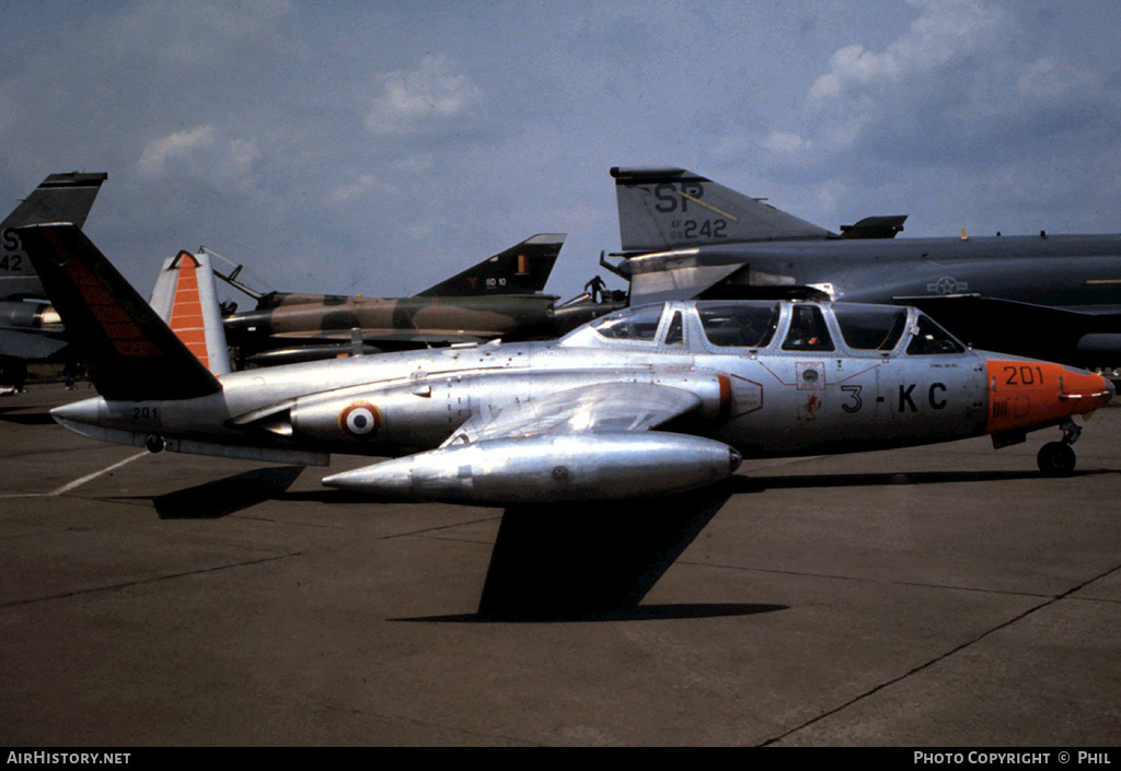 Aircraft Photo of 201 | Fouga CM-170R-2 Magister | France - Air Force | AirHistory.net #219625